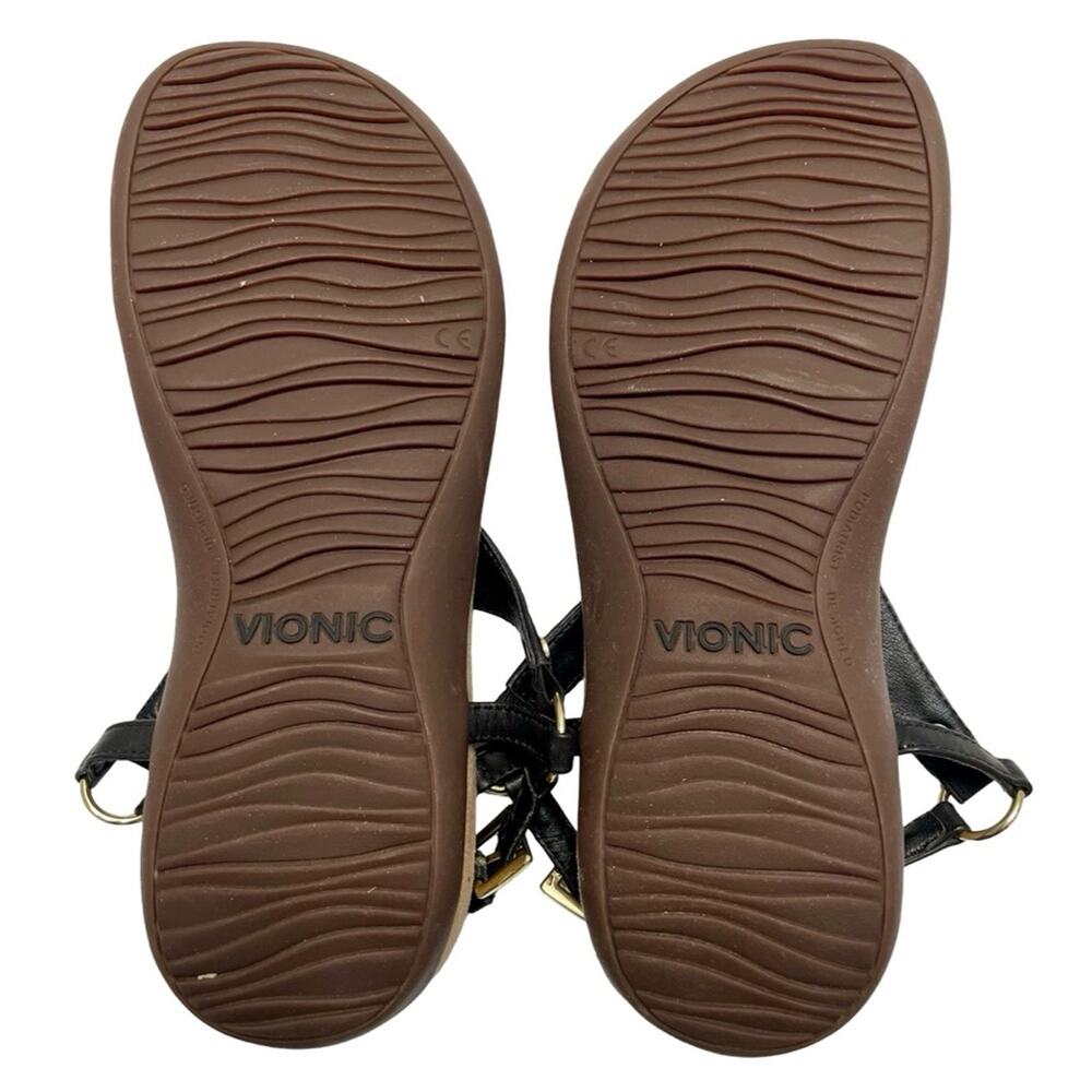 Vionic Black Sandals With Adjustable Strap And Cu… - image 8